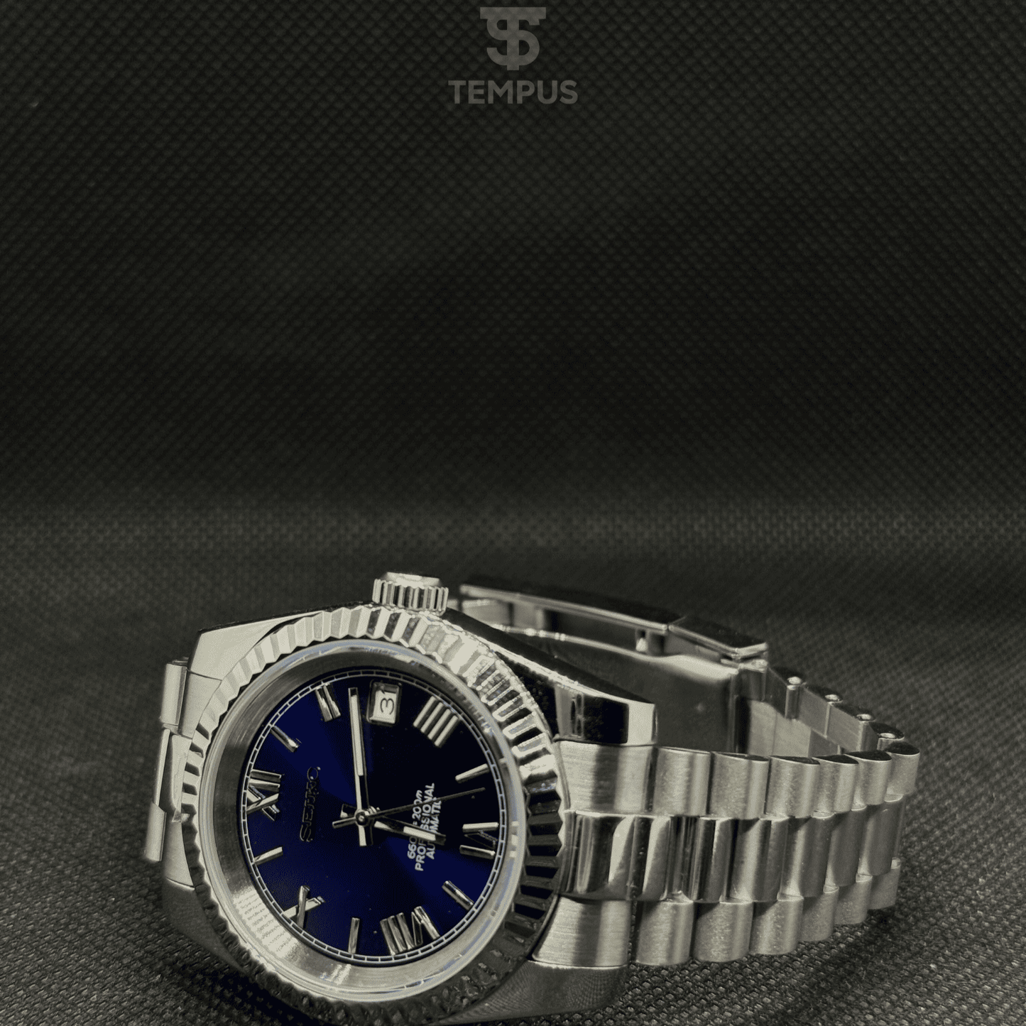 Datejust Mod - Roman Navy Blue