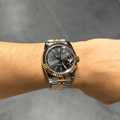 Datejust Mod - Two-Tone Black