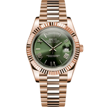 Day-Date Rose Gold Mod - Olive