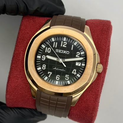 Aquanaut Mod - Brown Rose Gold