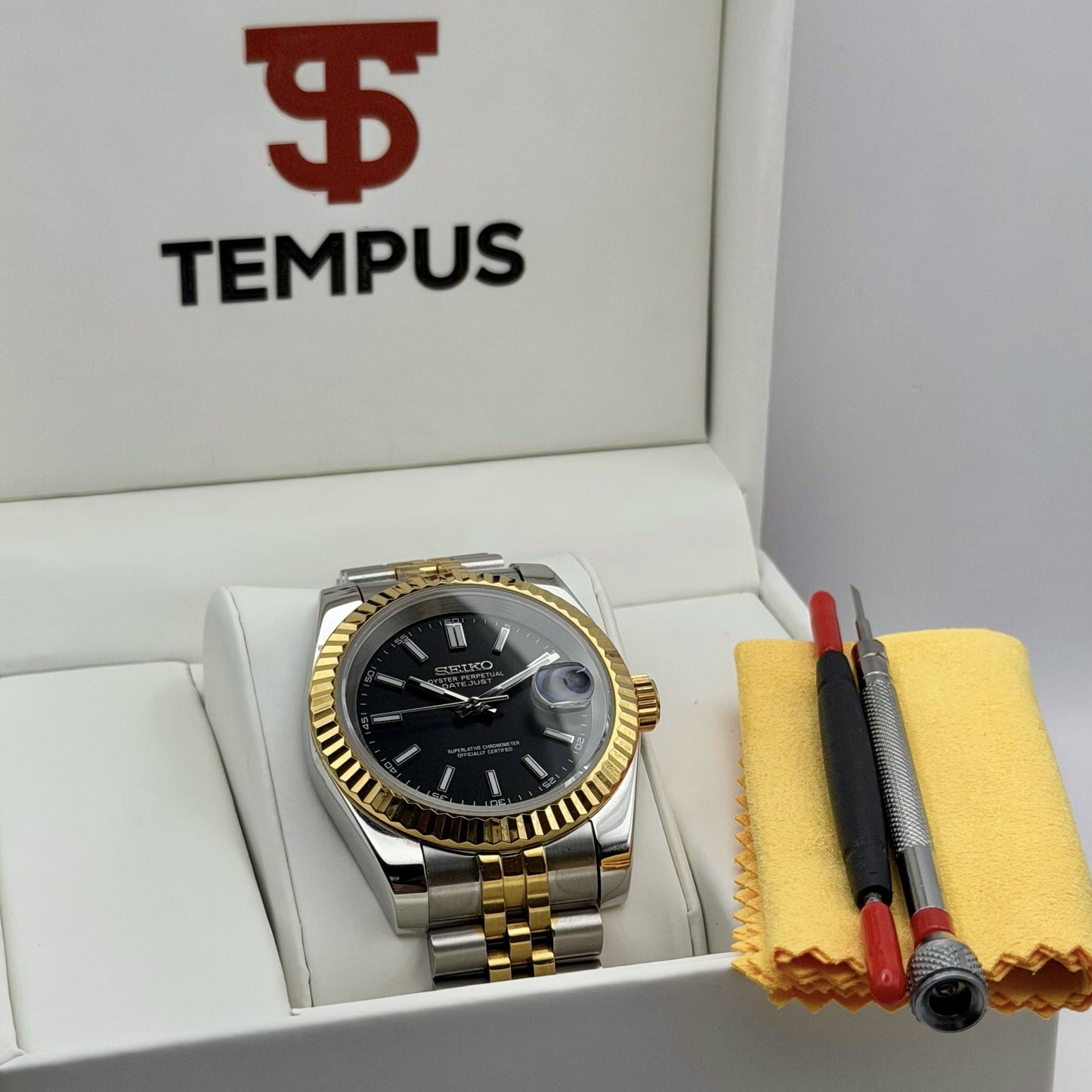 Datejust Mod - Two-Tone Black