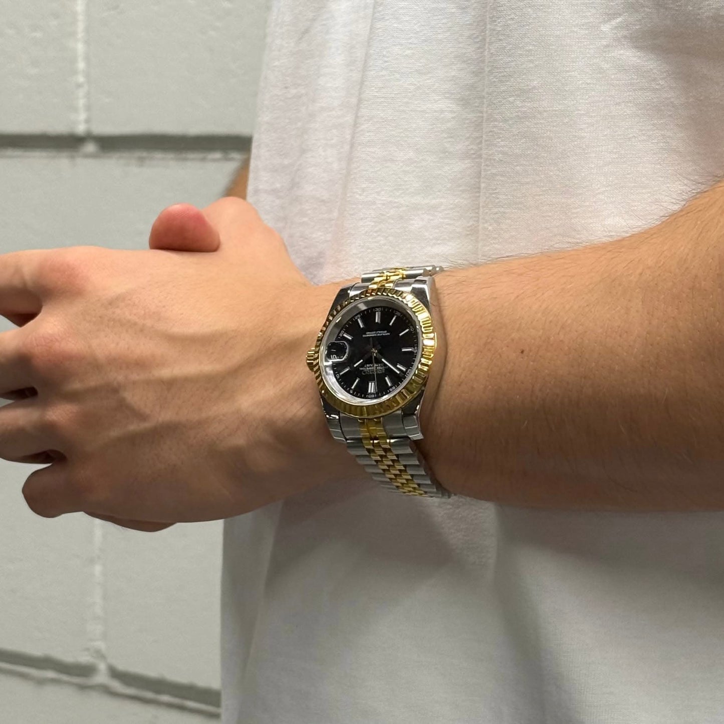 Datejust Mod - Two-Tone Black