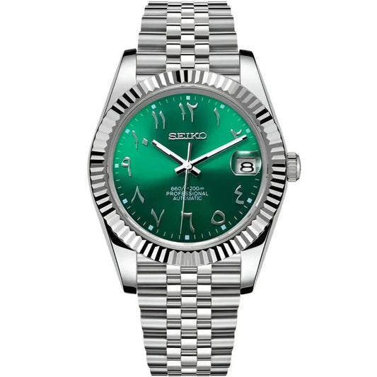 Datejust Mod - Arabic Green