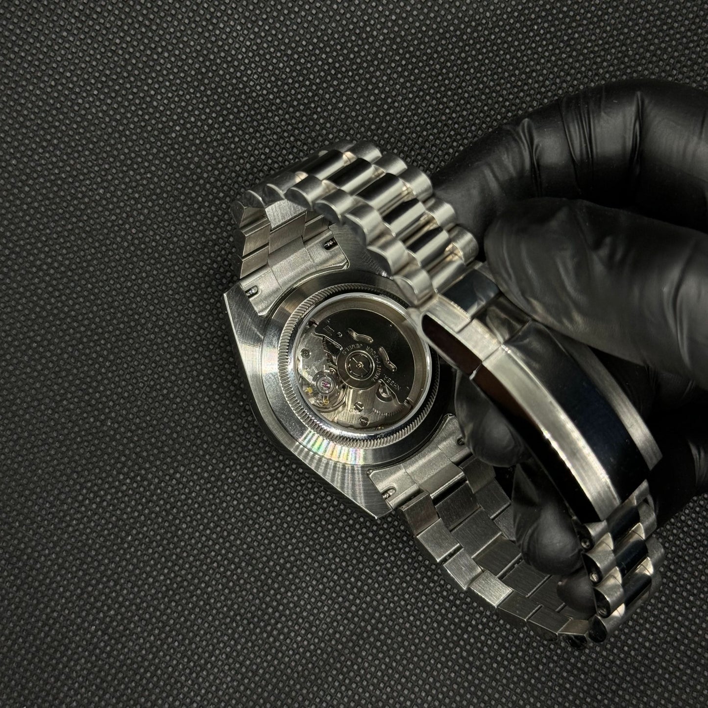 Datejust Mod - Textured Arabic Green