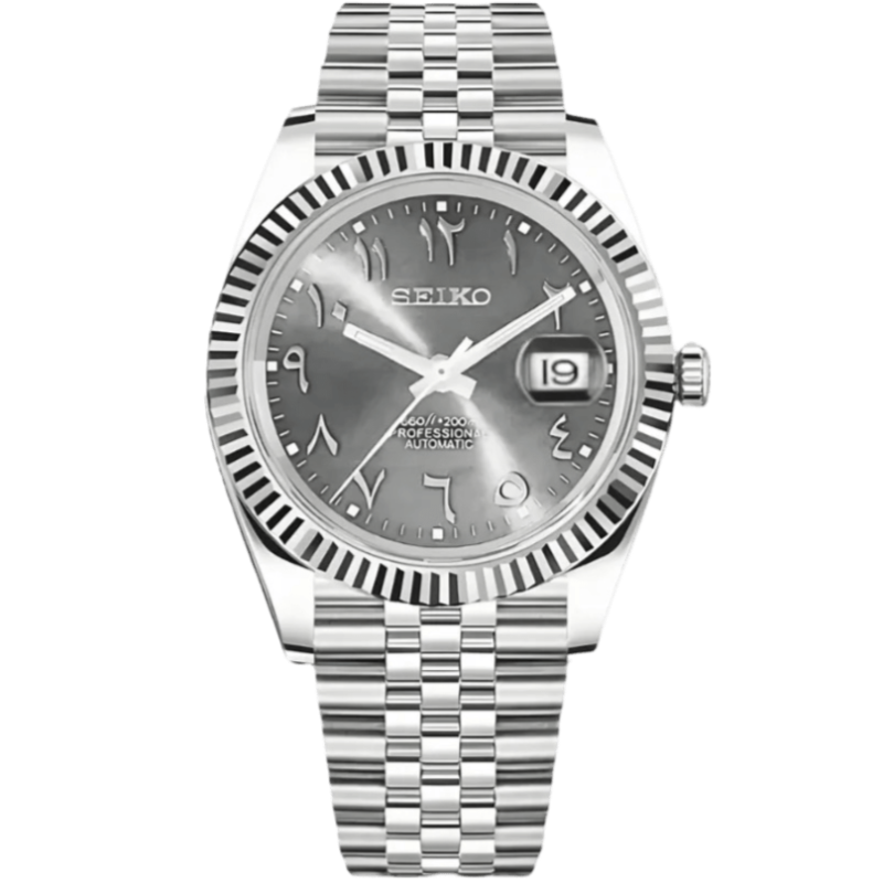 Datejust Mod - Arabic Grey