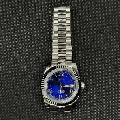 Datejust Mod - Roman Navy Blue