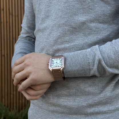 Santos Rose Gold Mod - White